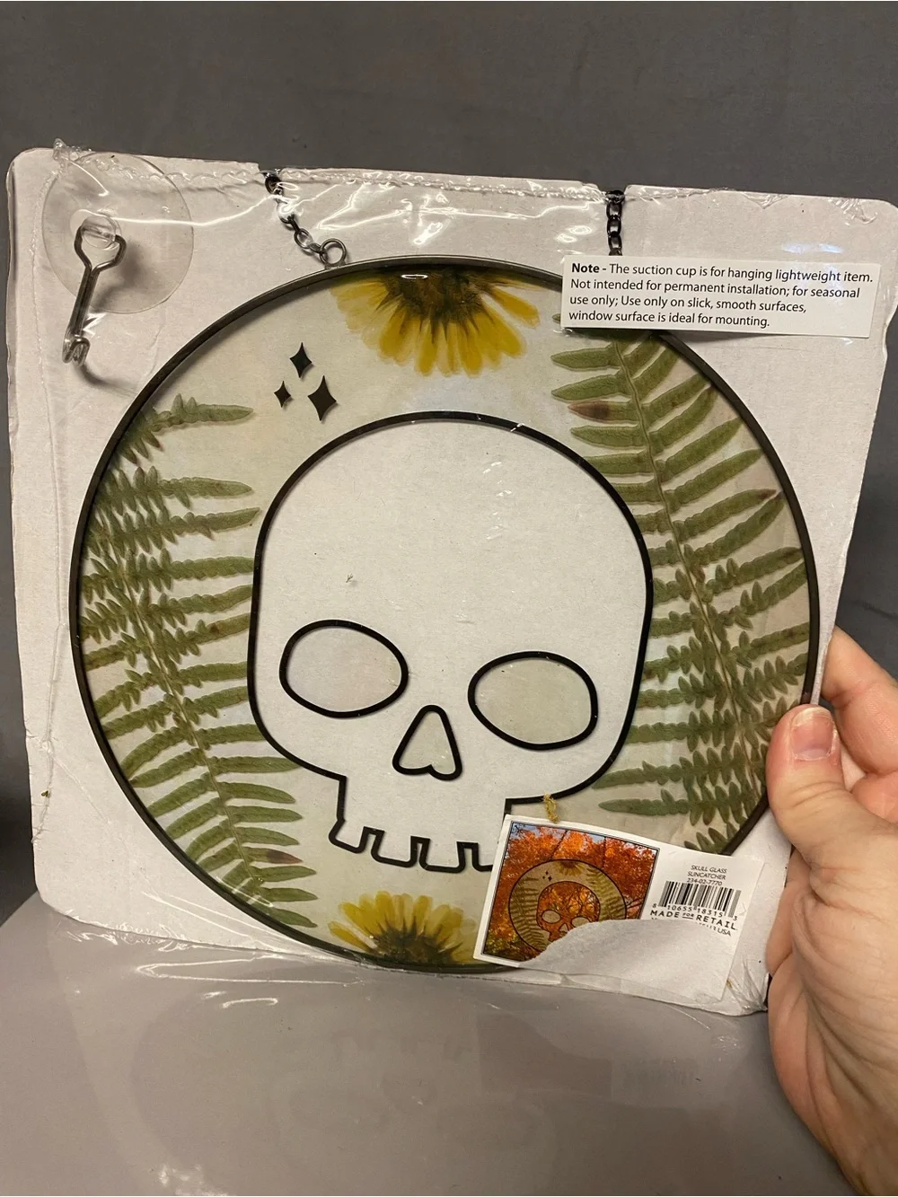 Target Moss Skull and Blue-Green Beetle Accent Set with skull sun catcher